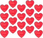 CORHAD Tape 20pcs Heart Bandage Patches Self Small Patches Non Irritating Breathable for Boys and Girls Adults 34 * 27mm