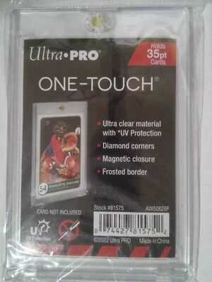 Ultra PRO 35pt One Touch Magnetic Trading Card Holder UV Protection New