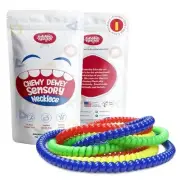 Everyday Educate Sensory Chew Necklace for Boys and Girls - Durable Chew