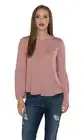 Velvet by Graham & Spencer Kamry Lux Slub Flare Sleeve Top