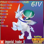 Pokémon Scarlet and Violet Calyrex Ice Rider 6IV + Customizable