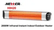 Heller 2000W Infared Indoor/Outdoor Wall Mounted Heater+Remote+9 Settings HIH20