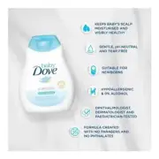 Dove Baby Shampoo Rich Moisture 200 Ml Moisture Tear Free Hypoallergenic 6.7 oz