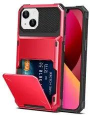 iPhone 13 Case for iPhone 13 [Mid-size 6.1", 2 Camera] Red for iPhone 13 6.1"