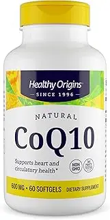 Healthy Orgins Kaneka COQ10 Gels, 600 mg, 60 Count