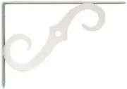 10 x 7-In. Antique White Ornamental Shelf Bracket -N229-443