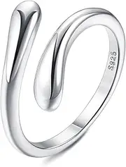 [Sanfenly] 925 Sterling Silver Toe Rings for Women 18K White Gold Plated Arrow Heart Infinity Vintage Celtic Knot Teardrop Daisy Flower Stylish Toe Rings Adjustable Toe Band Rings Summer Beach Foot Jewelry