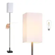 Floor Lamp, 3-Way Touch Control Dimmable Standing Brushed Nickel(Touch Control)