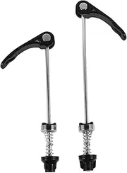 Bike Quick Release Skewers 2pcs Front Rear Set Wheel Hub Parts Skewer Springs Lever Lock Metal Construction