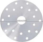[caralin] Stainless Steel Cookware Thermal Guide Plate Induction Cooktop Converter Disk Metal, As Pic Shows