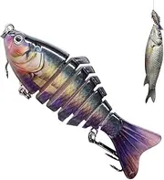 Robotic Fishing Lure Fishing Tackle with Eyes Fishing Lure with Realistic Appearance Highly Detailed Painting Bright