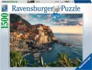 Ravensburger 1500 Piece Jigsaw Puzzle - Cinque Terre Viewpoint 16227-7