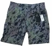 Kenneth Cole Active Men's Tech Shorts Stretch Water Repellent Camo $69 NWT Small