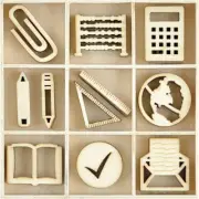 Kaisercraft Themed Mini Wooden Flourishes Classroom