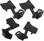 Abaodam Baby Stroller Connectors 4pcs Armrest Front Clips Stroller Fixing Hardware Buckle Kit Decorative Buckles for Boys and Girls