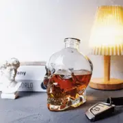 Skull Whiskey Decanter 125ml Glass Decanter Skull Whiskey Bottle Liquor Decanter