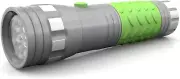 Mini LED Flashlight with Glow in the Dark Rubber Grip, Metal Tactical Flash Ligh