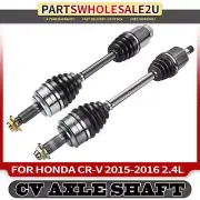 2Pcs Front Left & Right CV Axle Shaft Assembly for Honda CR-V 2015 2016 L4 2.4L (for: Honda)