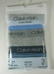 Calvin Klein CK 3 Boy's Briefs Underwear New Size XS S M L