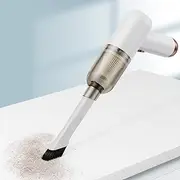 Handheld Car Vacuum with 6000 Pa Suction, Mini Cordless Desk Vaccum, Rechargeable Computer Vacuum Keyboard Cleaner, Quick Charge, Portable Battery Operated, Desktop Sweeper, Dust Buster, USB Powered