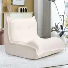 Bean Bag Chair for Adults, Fireside Lounger Chair Giant Bean Bag, Large Beige
