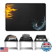 Heat Resistant Grill Mat, 24 x 31 inches Double-sided fireproof and waterproo