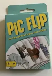 Mattel 2019 Pic Flip Card Game ~ New/ Sealed
