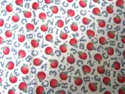 Fabric Traditions 1996 Vintage Apples, ABC's & 123's Susan Winget 30" x 44"