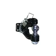 Roadsafe Pintle Hook Combo 6 Tonne with Ball Black Powder Coated Finish