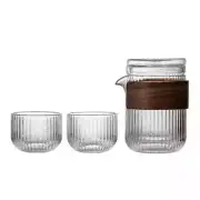 Glass Cup High Temperature Resistant Glass Teapot Teacup Tea Set Accessories
