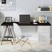 vidaXL Table Top Dark Brown 160x60x4 cm Treated Solid Wood Oak