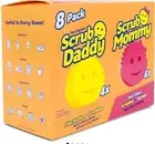 Scrub Daddy Pack Of 8 Scrub Daddy & Scrub Mommy Dual-Sided Scrubber & Sponge