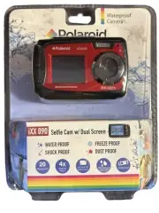 POLAROID-IXX090 Shock & Waterproof 20MP Digital Portable Handheld Camera - Red