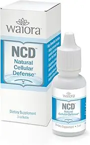 Waiora Natural Cellular Defense (NCD) Liquid Zeolite Drops for Men & Women - Pure Body Cleanse Supplements for Immune System & Healthy Gut Support (0.5oz Clinoptilolite Zeolite Bottle, 1 CT)
