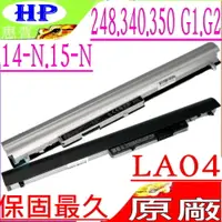 在飛比找樂天市場購物網優惠-HP 電池(原廠)-LA04,248 G1,248 G2,3