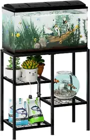 CADUKE Aquarium Stand 20 Gallon, Metal Fish Tank Stand, Aquarium Rack Stand f...