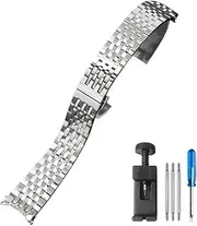 [NVGVCMLBAA] Fit For Tissot 1853 Watchbands T006 Stainless Steel Arc Interface Buckle Locle T41 Men 19MM Watches Accessories