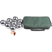 Randy & Travis Machinery Deluxe Boules 8 Alloy Ball Set Bocce