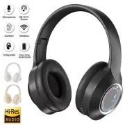 Bluetooth Wireless Gaming Headset Headphone With Mic for iPhone iPad PC