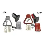Flush Mount Panel Bracket for 120A For Anderson Plug Easy Installation