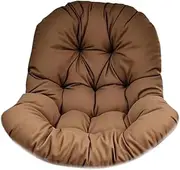 ＡＷＨＡＯ Egg Shaped Chair Cushion, Thick Basket Chair Pad for Porch, Garden, Indoor, Office, Coffee, as described