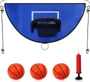 Trampoline Basketball Hoop Breakaway Rim for Dunking Attachment with Mini Adults