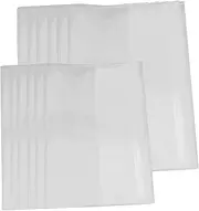 GRADENEVE 20pcs Book Wrap Textbook Protection Cover Book Covers for Soft Cover Books Clear Book Sleeve Textbook Protective Cover Plastic Book Cover Textbook Cover Clear Book Covers