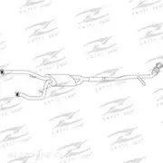 Redback Mufflers Bolt-On to suit Holdencommodore - M7590