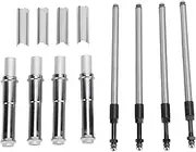 Adjustable Pushrods Kit Chrome Covers,24PCS Adjustable Pushrods Cover Kit 0928 0023 Chrome Push Rod Set Replacement for Twin Cam 1999 to 2017