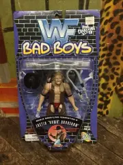 VINTAGE 1997 WWF JAKKS PACIFIC BAD BOYS JUSTIN “HAWK” FIGURE WWF WCW ELITE RETRO