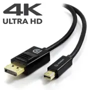 O-ALOGIC 3m Mini DisplayPort to DisplayPort Cable Ver 1.2 Male to Male MDP-D...