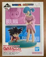 Japan Authentic Goku VS Bulma Figure Ichiban Kuji Dragon Ball Dragon History