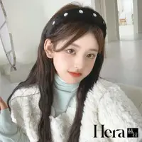 在飛比找momo購物網優惠-【HERA 赫拉】韓國氣質水鑽毛絨髮箍 H111101810