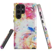For Samsung Galaxy S22 Ultra Case, Armour Cover, Joyful Abstract